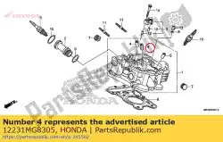 Aqui você pode pedir o guia, válvula de entrada (os) em Honda , com o número da peça 12231MG8305: