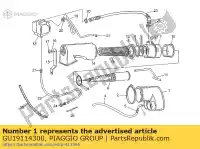 GU19114300, Piaggio Group, Kolektor dolotowy moto-guzzi arabinieri nevada nevada club ntx v 350 500 1985 1986 1987 1990 1992 1993 1998, Nowy