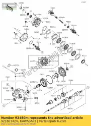 Here you can order the shim,60x72x0. 15 kvf650-a1 from Kawasaki, with part number 921801424: