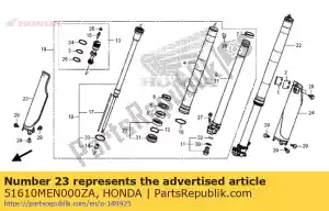 Honda 51610MEN000ZA ochraniacz, r. fr. widelec * t - Dół