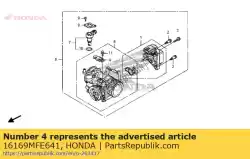blijf, draad van Honda, met onderdeel nummer 16169MFE641, bestel je hier online: