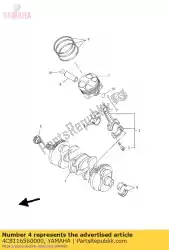 Qui puoi ordinare cuscinetto piano, biella da Yamaha , con numero parte 4C8116560000: