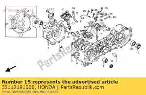 Honda 32112191000 clip, wire - Bottom side