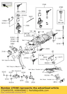 kawasaki 270485059 switch-assy zx1000lef - Lado inferior