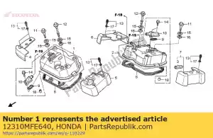 Honda 12310MFE640 cover assy., fr. cylindre - La partie au fond