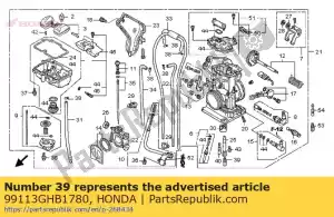 Honda 99113GHB1780 jato, principal, # 178 - Lado inferior