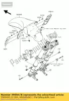 35004013110H, Kawasaki, pára-choque frontal, p.m.gray kawasaki zzr  b a zzr1400 abs 1400 , Novo