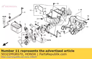 Honda 50322MGR670 fique, batt main - Lado inferior