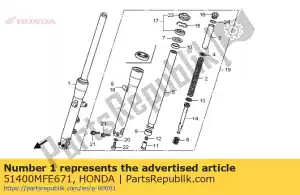 honda 51400MFE671 fork assy., r. fr. (kayaba) - Il fondo