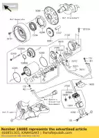 160851303, Kawasaki, engranaje, embrague unidireccional kawasaki z  d j m klz versys a zx10r ninja r zr7 s c eversion sx e b zx9r f k l black edition sugomi special version abs zr800 zx1000 h police p zr7s zr750 zx 9r z1000 z750 z750s z1000sx z750r 1000 z800 bds dds ads cds bef def z800e 750 800 900 , Nuevo