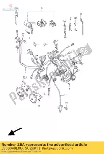 suzuki 3850048E00 horn assy - Bottom side