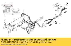 honda 39201MCAD60 unità di navigazione - Il fondo