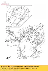 yamaha 1WDXF17200P4 cover, side 2 - Bottom side