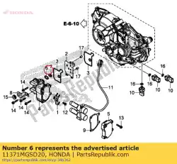 Here you can order the packing, base from Honda, with part number 11371MGSD20: