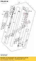 5117314D00, Suzuki, joint anti-poussière suzuki dr  se dr350se drz250 350 250 , Nouveau