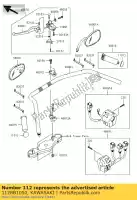 112BB1050, Kawasaki, bolt-upset kawasaki vn  a vulcan limited d classic e lt f vn2000 2000 , New