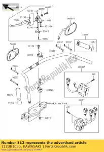 Kawasaki 112BB1050 molesto - Lado inferior