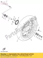 B74F51680033, Yamaha, roda fundida, yb frontal yamaha  300 2017 2018 2019 2020 2021, Novo