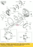 110601896, Kawasaki, junta, tapa protectora ej650-a1 kawasaki  w 650 800 1999 2001 2002 2003 2004 2005 2006 2011 2012 2013 2014 2016 2018 2019 2020 2021, Nuevo