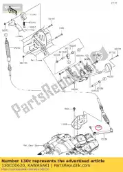 bout-flens gemeenschappelijk van Kawasaki, met onderdeel nummer 130CD0620, bestel je hier online: