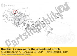 Aprilia AP3EBN000047, Oil seal 29x42x6, OEM: Aprilia AP3EBN000047