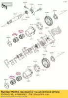 920461266, Kawasaki, lager-naald zx1200-a1 kawasaki  gtr h2 h2r klz tr z zx zzr 900 1000 1200 1400 2000 2001 2002 2003 2004 2005 2006 2007 2008 2009 2010 2011 2012 2013 2014 2015 2016 2017 2018 2019 2020 2021, Nieuw