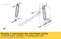 51400HN1003, Honda, cushion assy,fr honda trx400ex fourtrax sportrax 400 , New