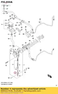 Suzuki 6969227A30 joug - La partie au fond