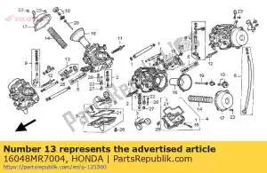 Honda 16048MR7004 conjunto de válvula, corte de ar - Lado inferior
