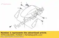 45451GE2000, Honda, passacavo, filo metallico honda sh i  d pspes nes arobase pes r nes150 sh125 sh150 pes125 pes150 sh125s sh150s pes125r pes150r sh125r sh150r sh125d sh150d 150 125 , Nuovo