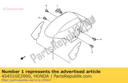 Qui puoi ordinare passacavo, filo metallico da Honda , con numero parte 45451GE2000: