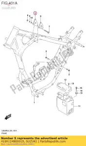 suzuki 4199124B00019 p?yta, pol. mocowanie - Dół