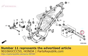 Honda 90106GCCC50 bullone, flangia, 10x238 - Il fondo