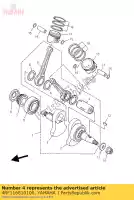 4RF116810100, Yamaha, pasador, manivela 1 yamaha xv xvs 125 1997 1998 1999 2000 2001 2002 2004, Nuevo