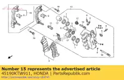 Aqui você pode pedir o brkt sub assy, ?? L f em Honda , com o número da peça 45190KTW911: