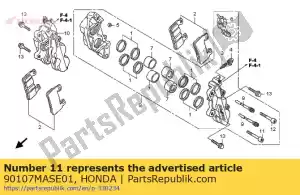 honda 90107MASE01 boulon, torx, 8x35 - La partie au fond