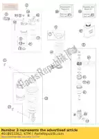 46180533S2, KTM, dcc-compr.damp.control hs40 ktm rc8 1190 2011 2012 2013 2014 2015 2016, Nouveau