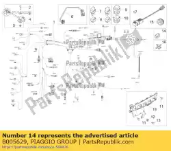 Qui puoi ordinare molletta da Piaggio Group , con numero parte B005629: