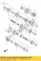 20S171510000, Yamaha, versnelling, 5e rondsel yamaha ajs xj  600 2009 2010 2011 2014 2015 2016, Nieuw