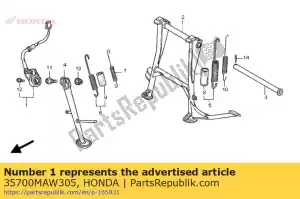 honda 35700MAW305 interruptor, soporte lateral - Lado inferior