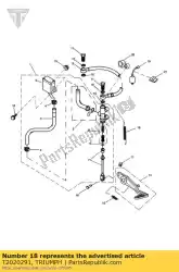 veer, remschakelaar retour van Triumph, met onderdeel nummer T2020291, bestel je hier online: