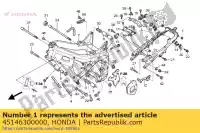 45146300000, Honda, doorvoertule, remslang honda cbr 600 1000 2001 2002 2003 2004, Nieuw