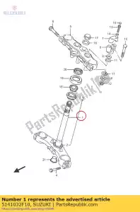 suzuki 5141032F10 haste, direção - Lado inferior