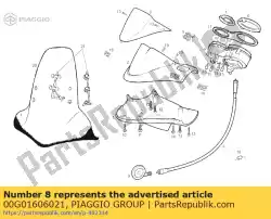 Qui puoi ordinare cable duct. Km. Counter da Piaggio Group , con numero parte 00G01606021: