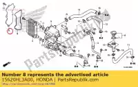 15620HL3A00, Honda, tampa do refrigerador de óleo honda  700 2017 2018 2019 2020, Novo