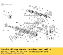 Aprilia 854951, T bush, OEM: Aprilia 854951