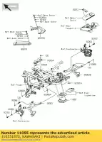 110551872, Kawasaki, staffa, ecu kle650caf kawasaki kle klz 650 1000 2010 2011 2012 2013 2014, Nuovo