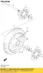 Aqui você pode pedir o roda dianteira (18m em Suzuki , com o número da peça 5411148G10019: