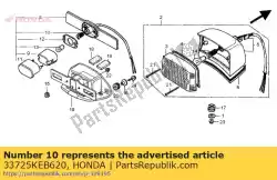 Ici, vous pouvez commander le aucune description disponible pour le moment auprès de Honda , avec le numéro de pièce 33725KEB620: