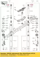 440290005, Kawasaki, spr??yna widelca siod?a zr750-k1h kawasaki  er-6f er-6n vulcan z 650 750 800 2006 2007 2008 2009 2010 2011 2012 2013 2014 2015 2016 2017 2018 2019 2020 2021, Nowy